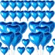 Metalize Mavi Kalp Folyo Balon Metalize Mavi Kalp Folyo Balon