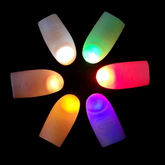 Led Işıklı Renkli Sihirli Parmak Şaka Led Işıklı Renkli Sihirli Parmak Şaka