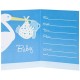 Baby Boy Stork Temalı Mavi Davetiye 8 Adet Baby Boy Stork Temalı Mavi Davetiye 8 Adet