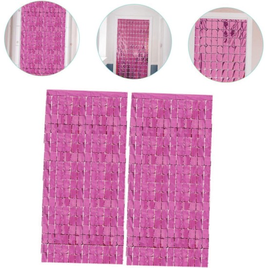 Ekstra Metalize Rose Gold Disko Kapı Perdesi Ekstra Metalize Rose Gold Disko Kapı Perdesi