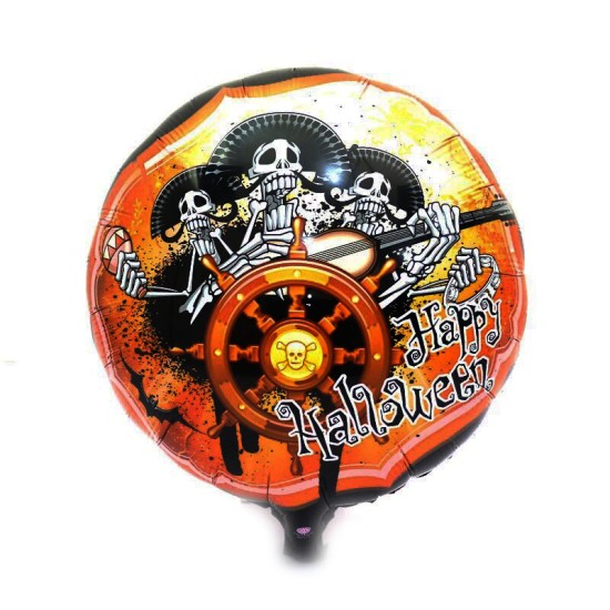 Kuru Kafalı Korsan Halloween Folyo Balon Kuru Kafalı Korsan Halloween Folyo Balon