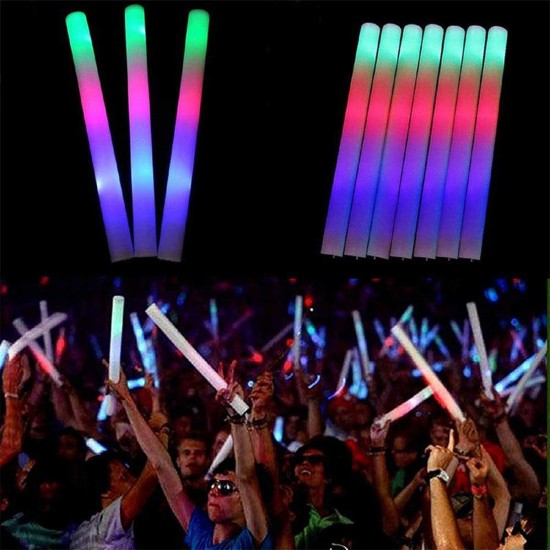 Led Işıklı Rengarenk Sünger Parti Çubuk Led Işıklı Rengarenk Sünger Parti Çubuk