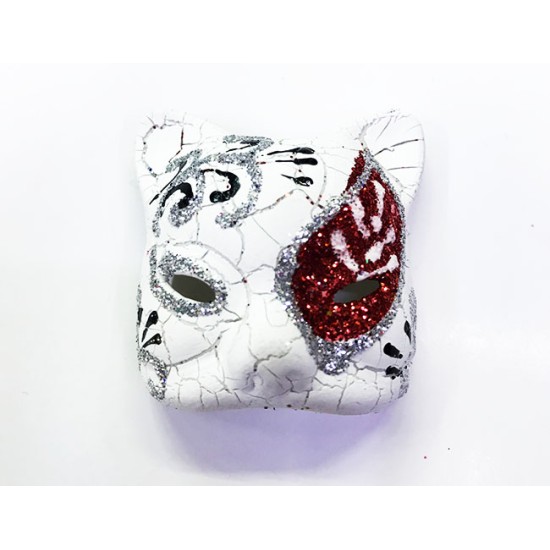 Kırmızı İşlemeli Seramik Venedik Kedi Magnet Kırmızı İşlemeli Seramik Venedik Kedi Magnet