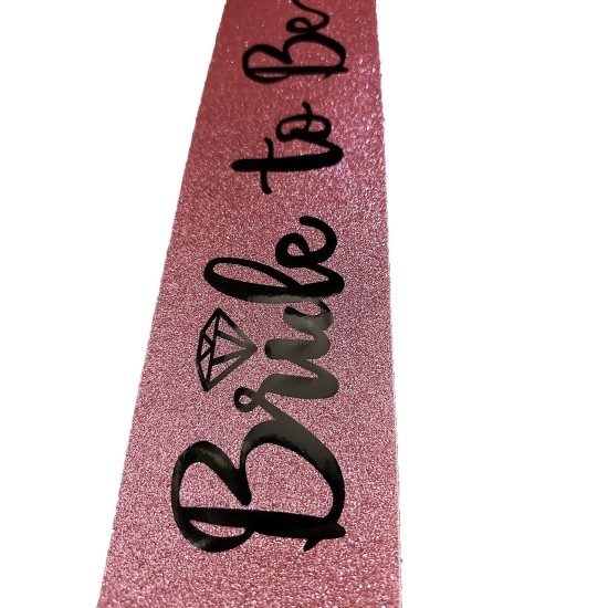 Pembe Siyah Alyanslı Bride To Be Kuşak Kemer Pembe Siyah Alyanslı Bride To Be Kuşak Kemer