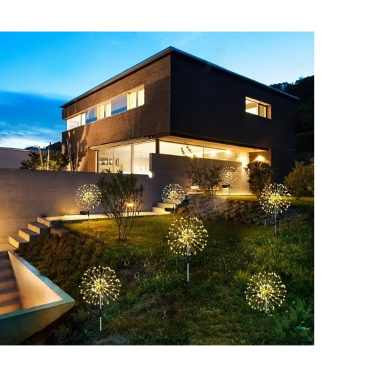 Solar LED Karahindiba Bahçe Işıkları 2 Adet Solar LED Karahindiba Bahçe Işıkları 2 Adet