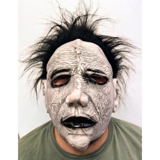 Michael Myers Siyah Saçlı Yüz Maskesi Michael Myers Siyah Saçlı Yüz Maskesi