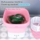 Pembe Katlanabilir Mini Çamaşır Makinesi Pembe Katlanabilir Mini Çamaşır Makinesi