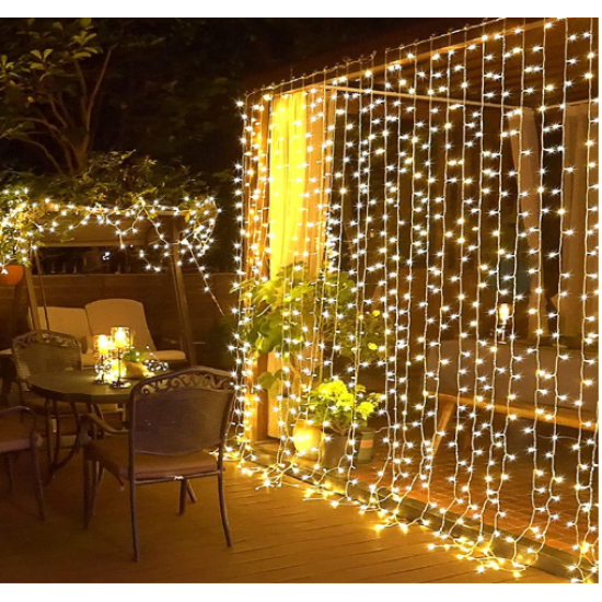 3*2 Perde Led Sarı Işık 3*2 Perde Led Sarı Işık