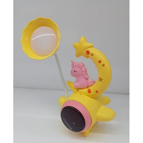 Çocuk Odası Ay ve Unicorn Desenli Gece Lambası Çocuk Odası Ay ve Unicorn Desenli Gece Lambası