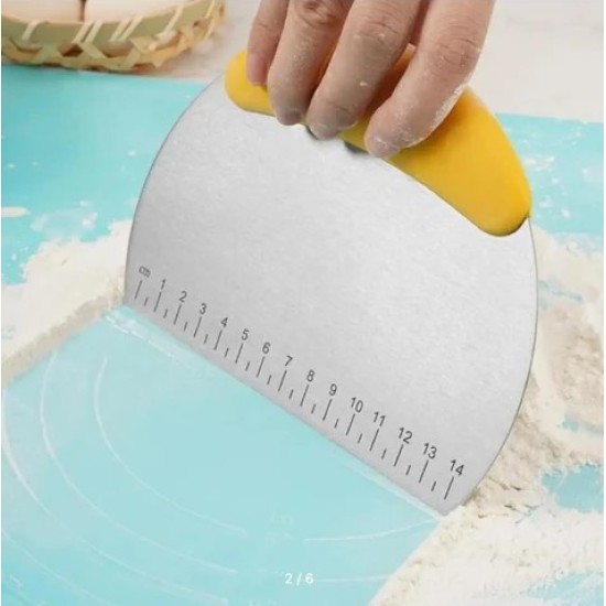 Paslanmaz Çelik Hamur Kesme ve Şekillendirme Spatulası Paslanmaz Çelik Hamur Kesme ve Şekillendirme Spatulası