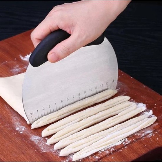Paslanmaz Çelik Hamur Kesme ve Şekillendirme Spatulası Paslanmaz Çelik Hamur Kesme ve Şekillendirme Spatulası