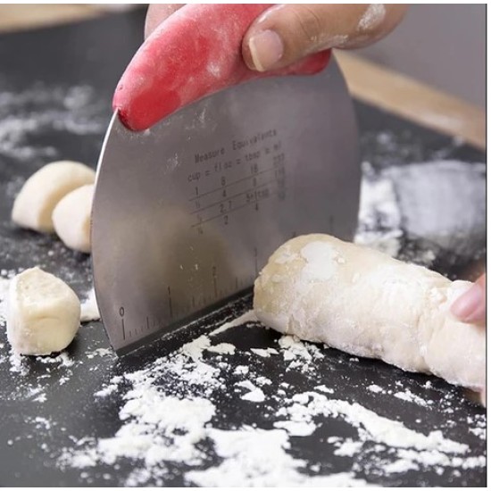 Paslanmaz Çelik Hamur Kesme ve Şekillendirme Spatulası Paslanmaz Çelik Hamur Kesme ve Şekillendirme Spatulası