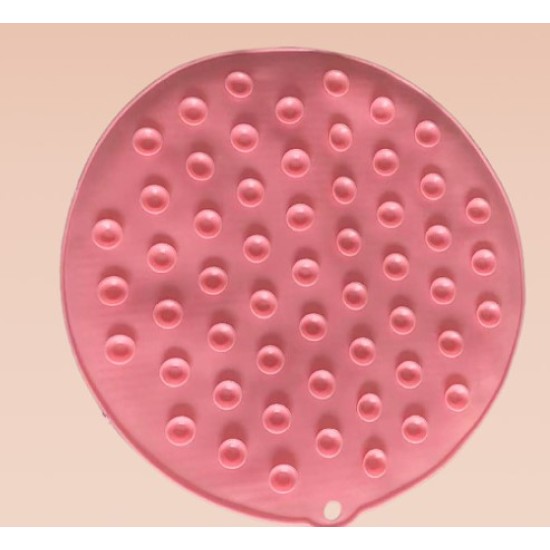 Yuvarlak Vantuzlu Banyo Sırt Kese Matı 26 cm Yuvarlak Vantuzlu Banyo Sırt Kese Matı 26 cm