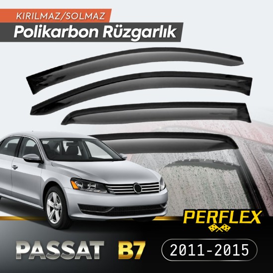 VW Passat B7 2011-2015 Cam Rüzgarlığı V2 Düz VW Passat B7 2011-2015 Cam Rüzgarlığı V2 Düz
