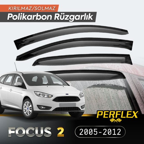 Ford Focus 2 2005-2012 Cam Rüzgarlığı V2 Mugen Ford Focus 2 2005-2012 Cam Rüzgarlığı V2 Mugen