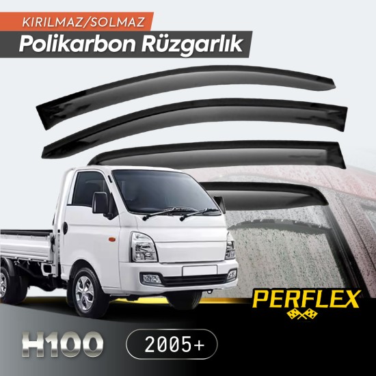 Hyundai H100 Kamyonet 2005+ Cam Rüzgarlığı V2 Mugen Hyundai H100 Kamyonet 2005+ Cam Rüzgarlığı V2 Mugen