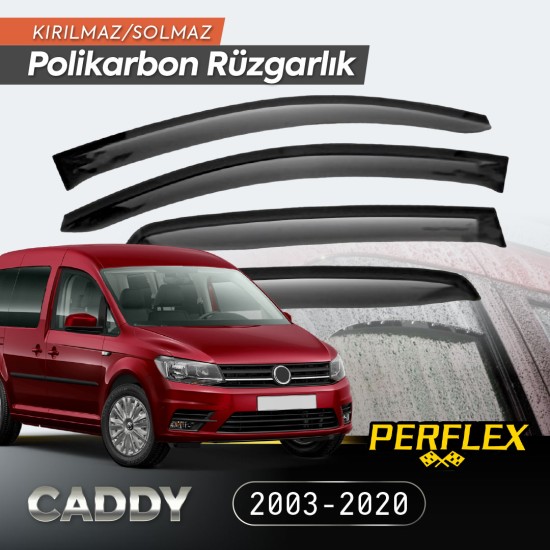 VW Caddy 2003-2020 Cam Rüzgarlığı V2 Mugen VW Caddy 2003-2020 Cam Rüzgarlığı V2 Mugen