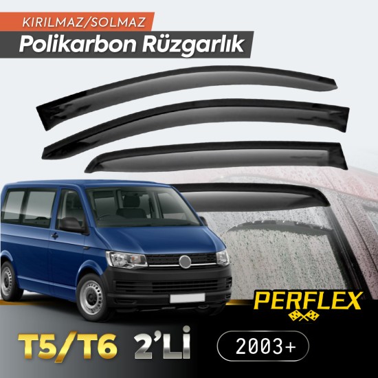 VW T5/T6 2'li 2003+ Cam Rüzgarlığı V2 Mugen VW T5/T6 2'li 2003+ Cam Rüzgarlığı V2 Mugen