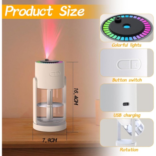 LED Işıklı Hava Nemlendirici Cihaz LED Işıklı Hava Nemlendirici Cihaz