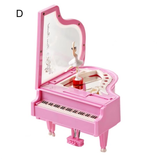 Balerin Figürlü Piyano Müzik Kutusu Balerin Figürlü Piyano Müzik Kutusu