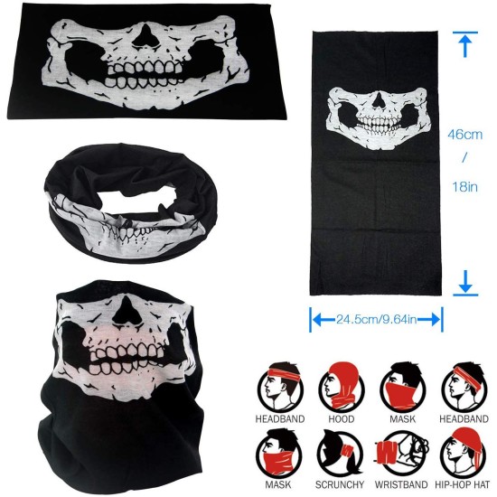 Motorcu Boyunluk Baf Buff Bandana 25x48 cm Model 7 Motorcu Boyunluk Baf Buff Bandana 25x48 cm Model 7