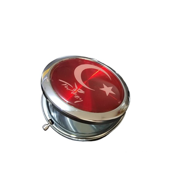 Türk Bayraklı El Aynası Türk Bayraklı El Aynası