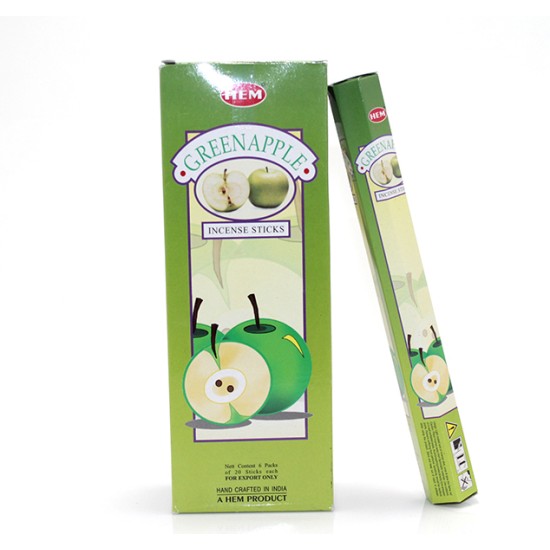 Hem Green Apple Aromalı Çubuk Tütsü Hem Green Apple Aromalı Çubuk Tütsü