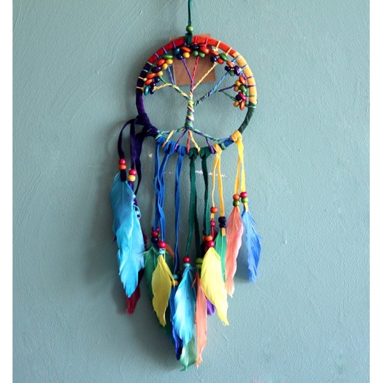 Rüya Kapanı Dream Catcher Hayat Ağacı Model 4 Rüya Kapanı Dream Catcher Hayat Ağacı Model 4