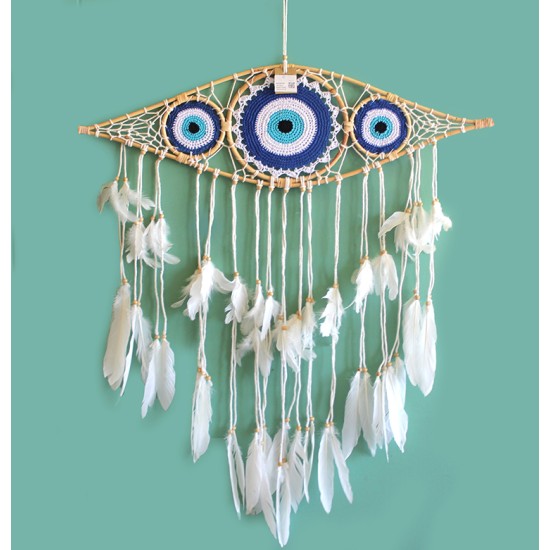 Rüya Kapanı Dream Catcher Göz Tasarımı Model 4 Rüya Kapanı Dream Catcher Göz Tasarımı Model 4