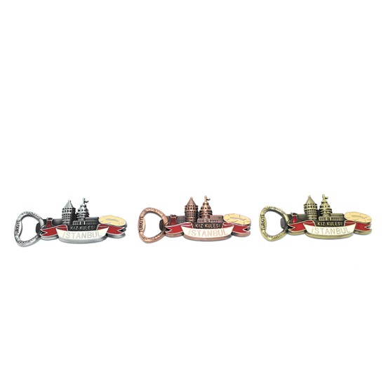 Metal İstanbul Temalı Yöresel Magnet Açacak Model 3 Metal İstanbul Temalı Yöresel Magnet Açacak Model 3