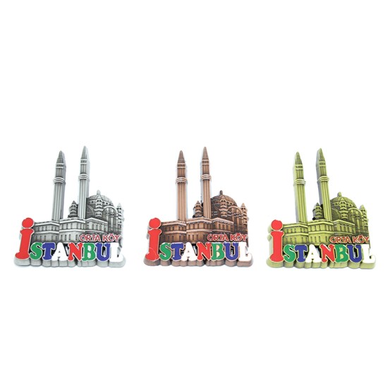 Metal İstanbul Temalı Yöresel Magnet Model 2 Metal İstanbul Temalı Yöresel Magnet Model 2