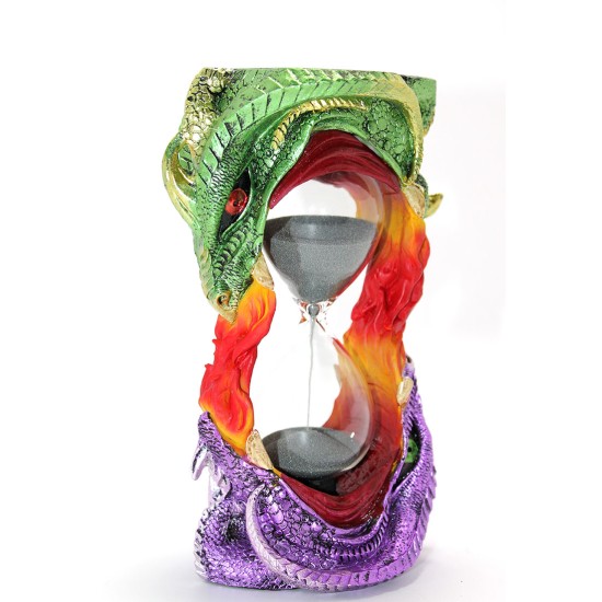 Polyester Dragon Tasarımlı Kum Saati Model 1 Polyester Dragon Tasarımlı Kum Saati Model 1