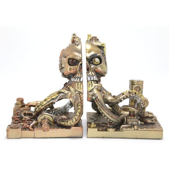 Steampunk Polyester Ahtapot Kitap Stoperi Steampunk Polyester Ahtapot Kitap Stoperi