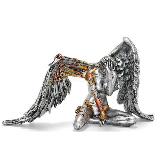 Steampunk Polyester Melek Figürü Steampunk Polyester Melek Figürü