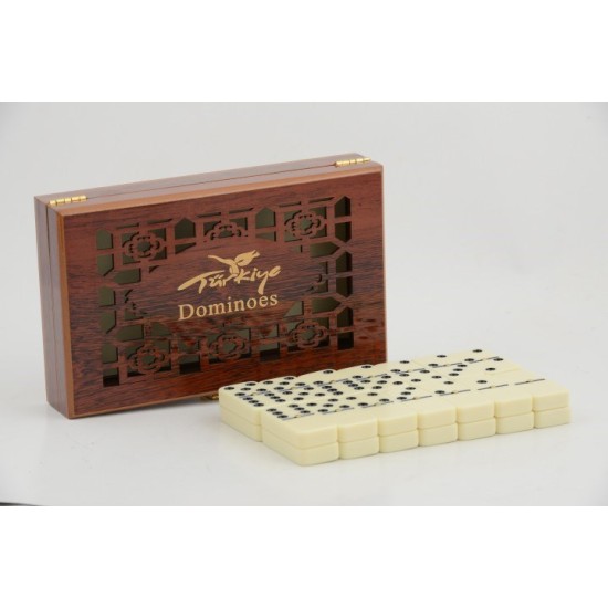 Ahşap Kutulu Domino Oyunu Ahşap Kutulu Domino Oyunu