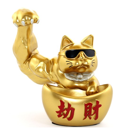 Polyester Şanslı Kedi Figürü Model 1 Polyester Şanslı Kedi Figürü Model 1