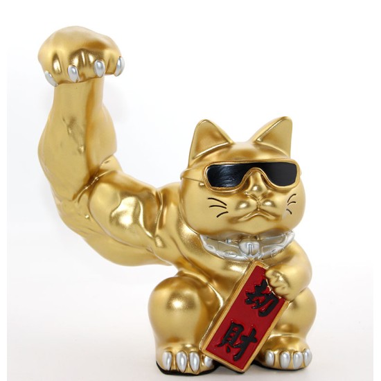 Polyester Şanslı Kedi Figürü Model 3 Polyester Şanslı Kedi Figürü Model 3