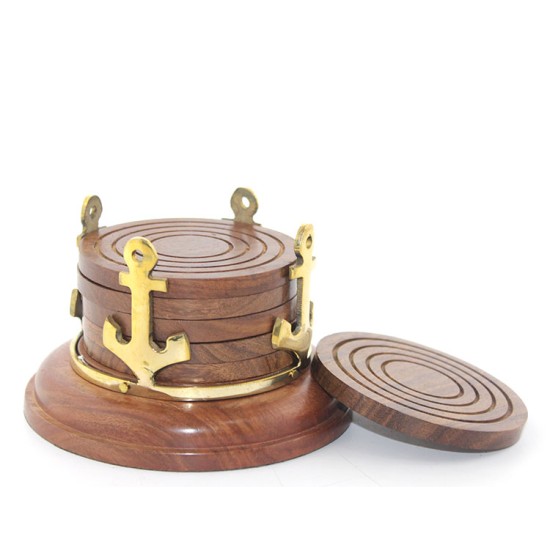 Pirinç Çapalı Bardak Altı Model 1 Pirinç Çapalı Bardak Altı Model 1
