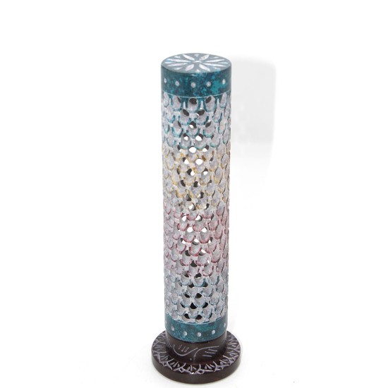 Obsidian Taşı İşlemeli Kule Tütsülük Model 5 Obsidian Taşı İşlemeli Kule Tütsülük Model 5