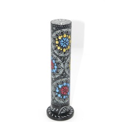 Obsidian Taşı İşlemeli Kule Tütsülük Model 6
