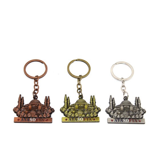 Metal Ayasofya Anahtarlık Metal Ayasofya Anahtarlık