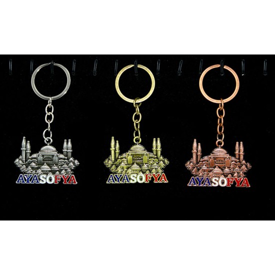 Metal Ayasofya Anahtarlık Metal Ayasofya Anahtarlık