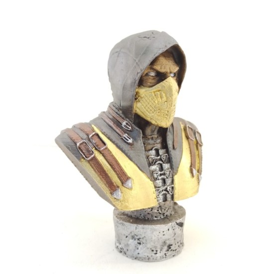 Polyester Scorpion Büst Küçük Boy Polyester Scorpion Büst Küçük Boy