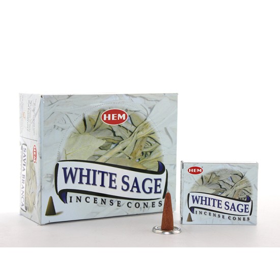 White Sage Aromalı Konik Tütsü White Sage Aromalı Konik Tütsü