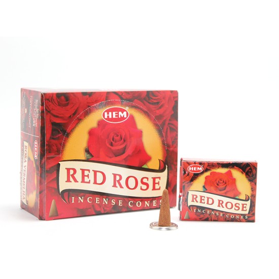 Red Rose Aromalı Konik Tütsü Red Rose Aromalı Konik Tütsü