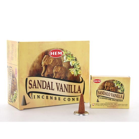 Sandal Vanilla Aromalı Konik Tütsü Sandal Vanilla Aromalı Konik Tütsü