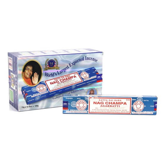 Satya Nag Champa Aromalı Çubuk Tütsü Satya Nag Champa Aromalı Çubuk Tütsü