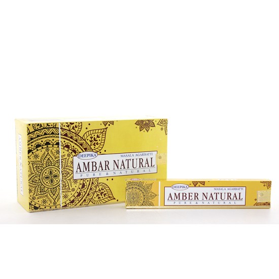 Deepika Amber Natural Aromalı Çubuk Tütsü Deepika Amber Natural Aromalı Çubuk Tütsü
