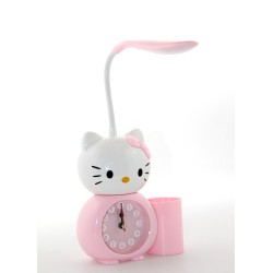 Hello Kitty Masa Lambası Saat Ve Kalemlik