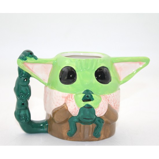Porselen Baby Yoda Kupa Bardak Porselen Baby Yoda Kupa Bardak